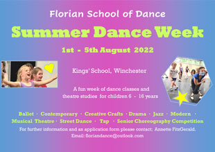 The Florian School of Dance - Summer Dance week 2022