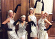 Small group of Floriannettes at The Great Hall in Winchester for a  ‘Downton’ themed evening in aid of the Mayor’s charities