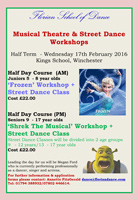 Shrek and Frozen Workshop and Street Dance Classes